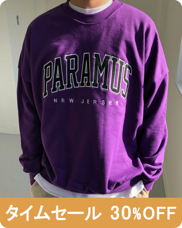 ユニセックス カレッジロゴ PARAMUS MTM （6色） 春服